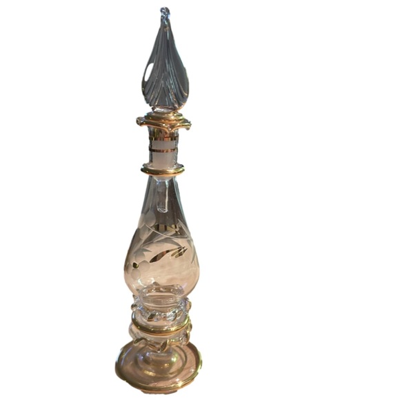 Set, perfume blown bottles, Egyptian blown ,2 of them, Hungarian the gre… - Picture 5 of 5